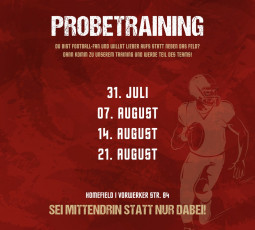 Einsteigertraining bei den Cougars Einsteigertraining bei den Cougars