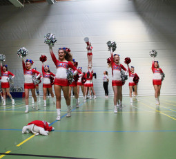 Probetraining bei den Cheerleadern